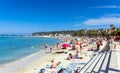Plage du Ponteil, Antibes, Cote D`Azur, France Royalty Free Stock Photo